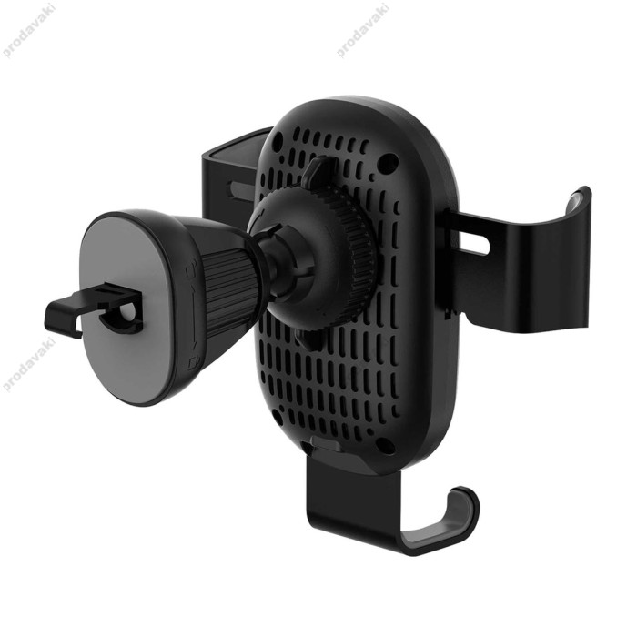 Автомобільний тримач із бездротовою зарядкою Wiwu CH310 Liberator Wireless Charging 15W Black